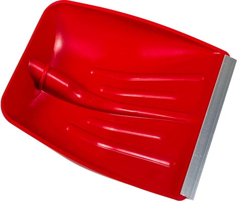 Pala Plastico Nieve 370x410 Roja Perfil Aluminio	